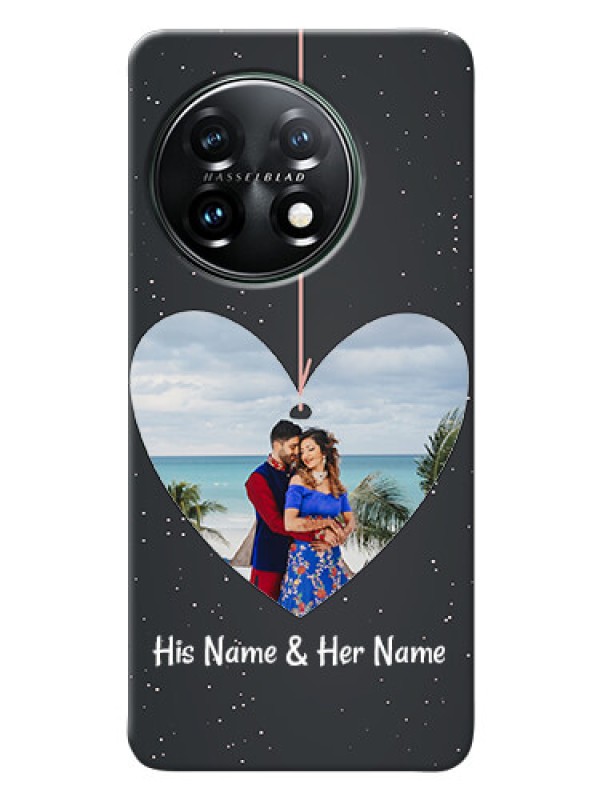 Custom OnePlus 11 5G custom phone cases: Hanging Heart Design