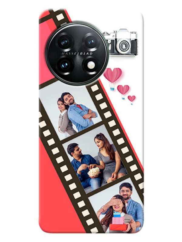 Custom OnePlus 11 5G custom phone covers: 3 Image Holder with Film Reel