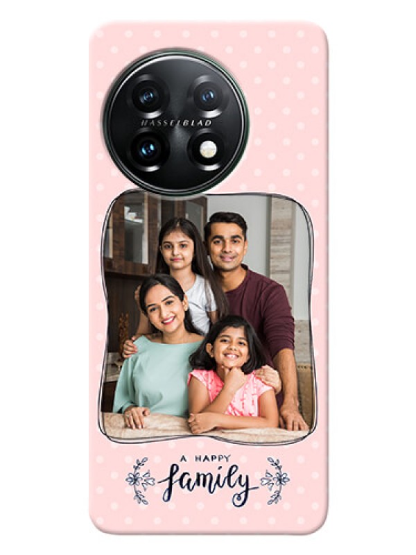 Custom OnePlus 11 5G Personalized Phone Cases: Family with Dots Design