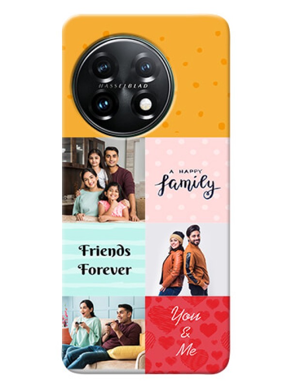 Custom OnePlus 11 5G Customized Phone Cases: Images with Quotes Design