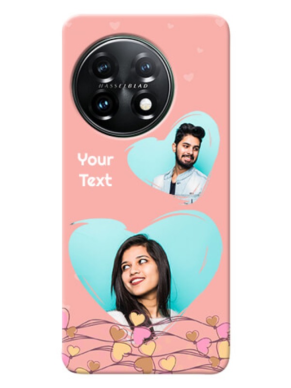 Custom OnePlus 11 5G customized phone cases: Love Doodle Design