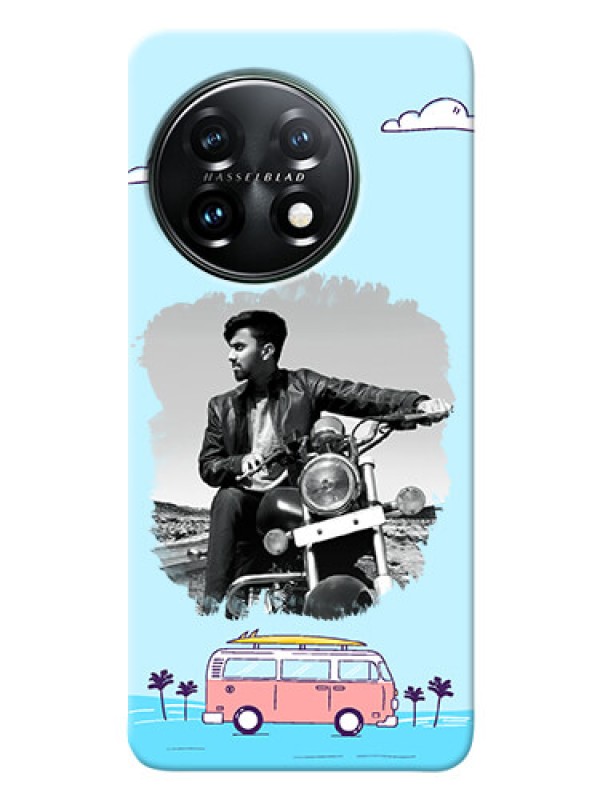 Custom OnePlus 11 5G Mobile Covers Online: Travel & Adventure Design