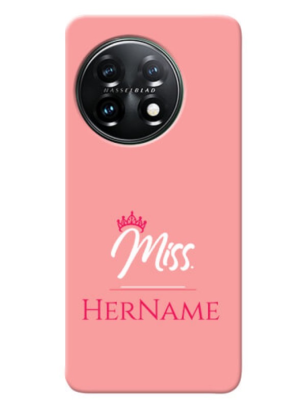 Custom OnePlus 11 5G Custom Phone Case Mrs with Name