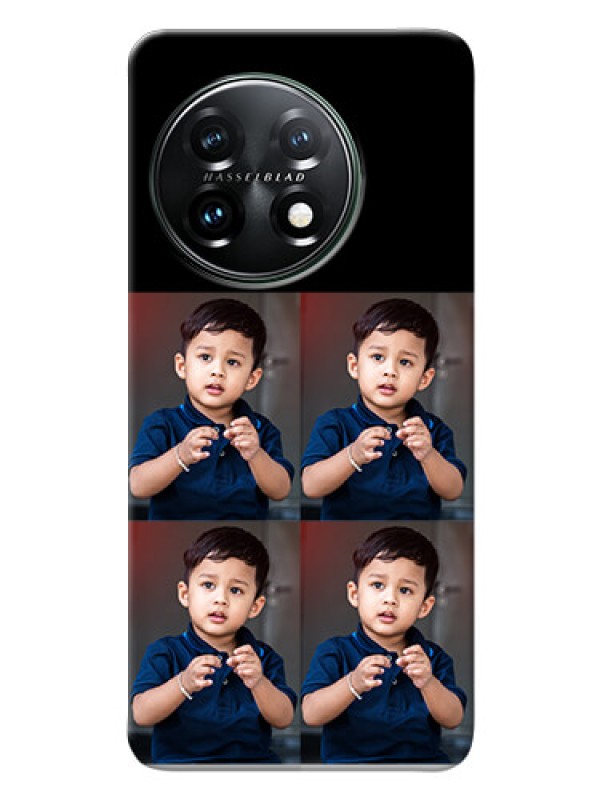 Custom OnePlus 11 5G 4 Image Holder on Mobile Cover