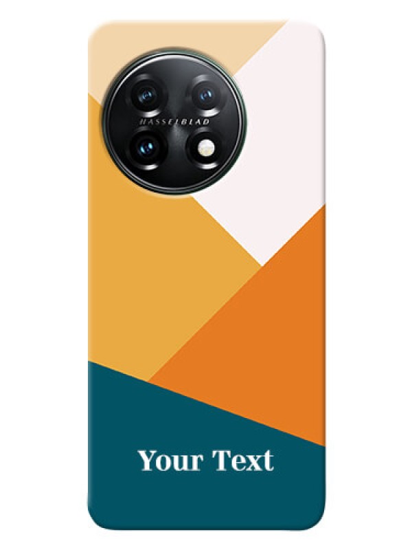 Custom OnePlus 11 5G Custom Phone Cases: Stacked Multi-colour Design