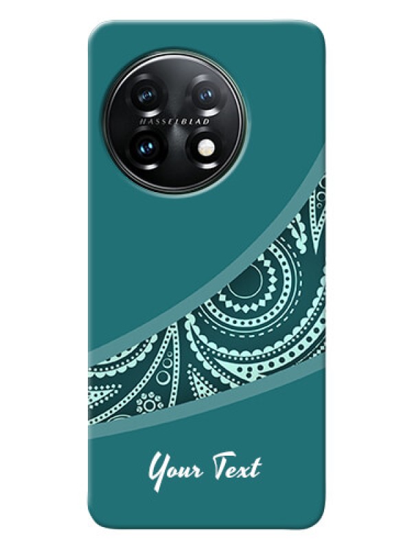 Custom OnePlus 11 5G Custom Phone Covers: semi visible floral Design