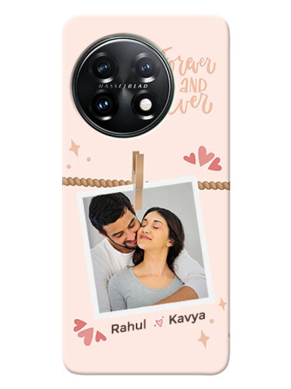 Custom OnePlus 11 5G Phone Back Covers: Forever and ever love Design