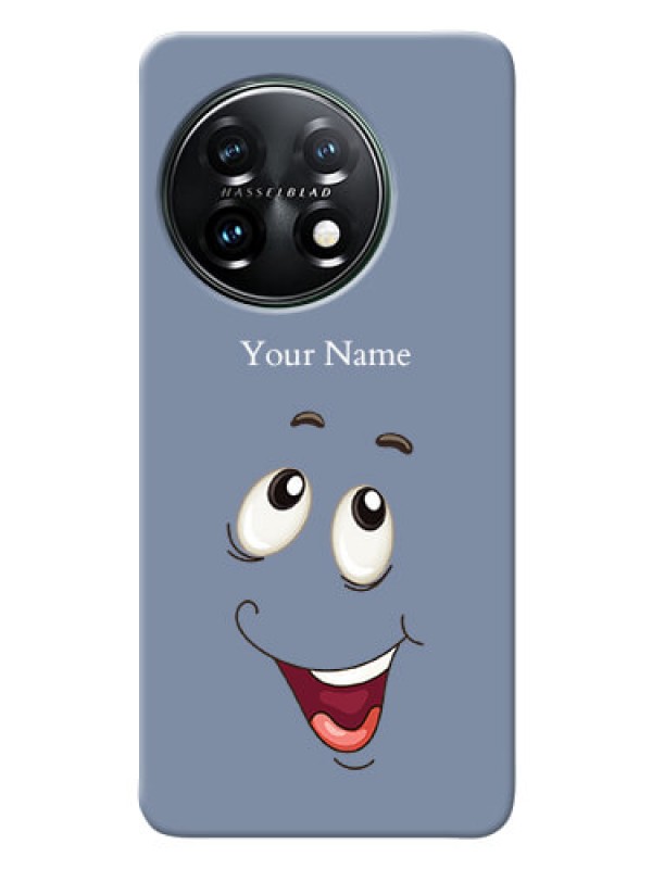 Custom OnePlus 11 5G Phone Back Covers: Laughing Cartoon Face Design