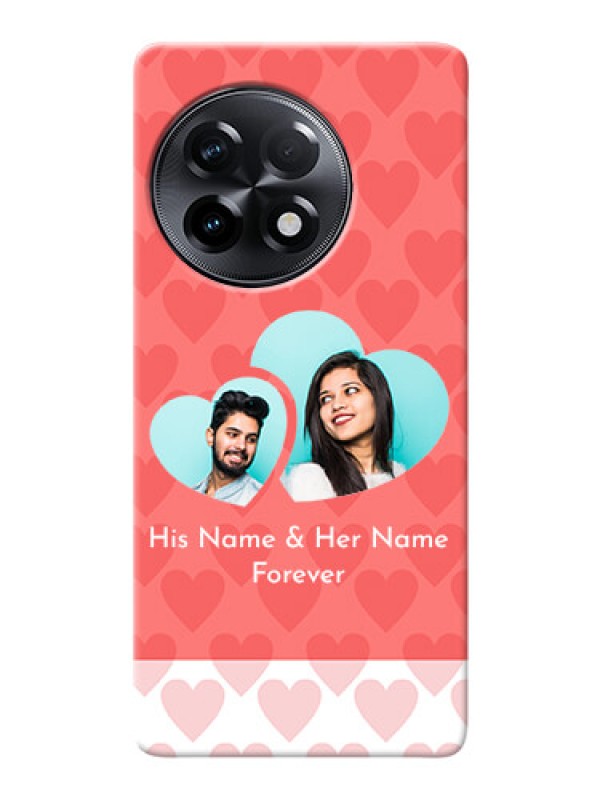 Custom OnePlus 11R 5G personalized phone covers: Couple Pic Upload Design