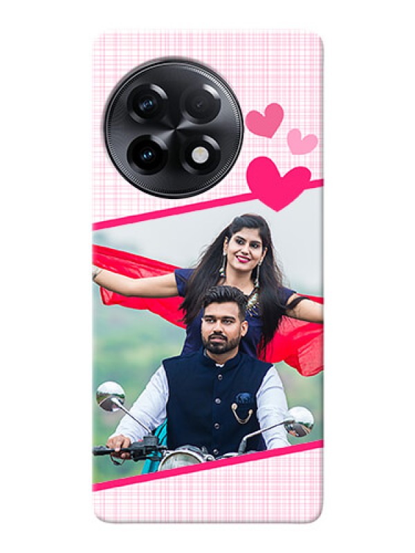 Custom OnePlus 11R 5G Personalised Phone Cases: Love Shape Heart Design