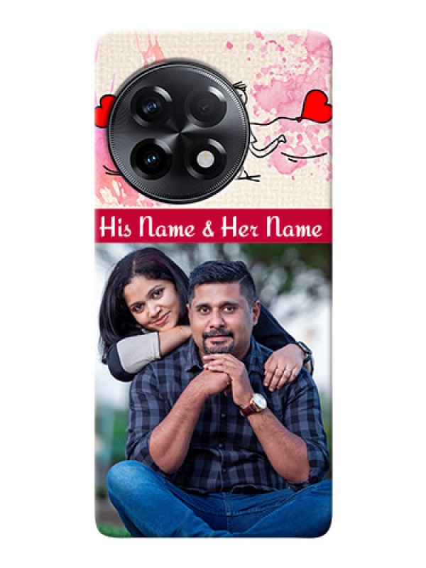 Custom OnePlus 11R 5G phone back covers: You and Me Case Design