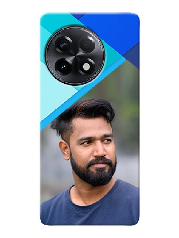 Custom OnePlus 11R 5G Phone Cases Online: Blue Abstract Cover Design