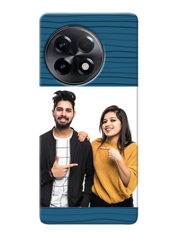 Custom OnePlus 11R 5G Custom Phone Cases: Blue Pattern Cover Design