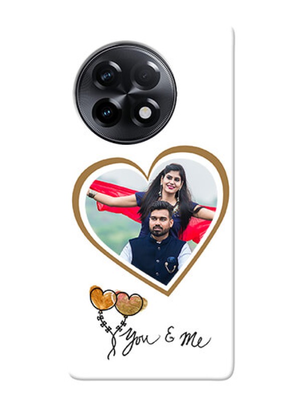 Custom OnePlus 11R 5G customized phone cases: You & Me Design