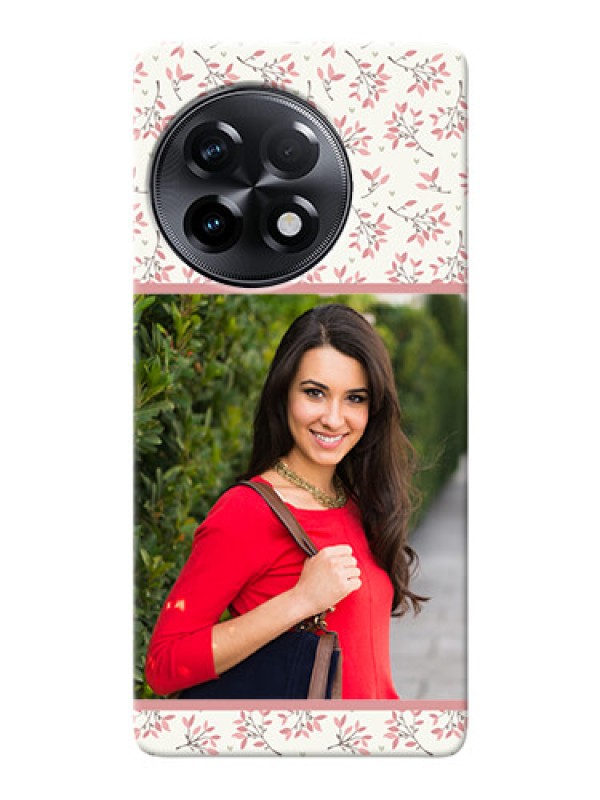 Custom OnePlus 11R 5G Back Covers: Premium Floral Design
