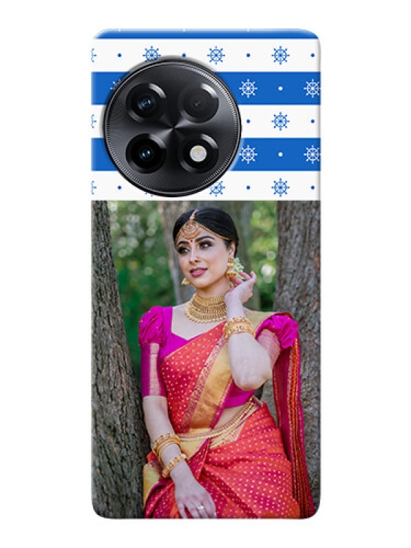 Custom OnePlus 11R 5G custom mobile covers: Snow Pattern Design