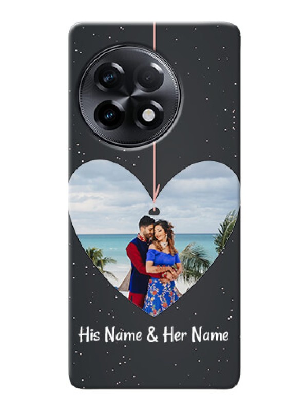 Custom OnePlus 11R 5G custom phone cases: Hanging Heart Design