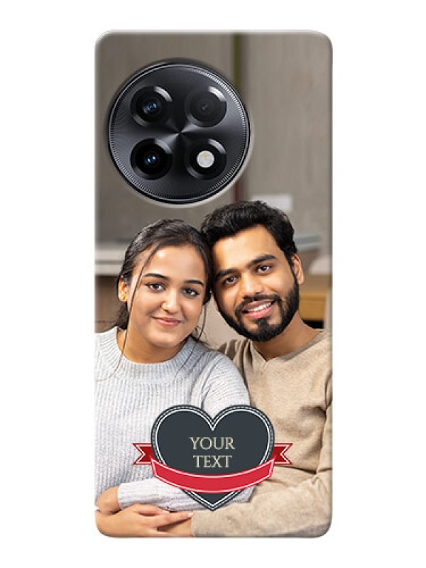 Custom OnePlus 11R 5G mobile back covers online: Just Married Couple Design