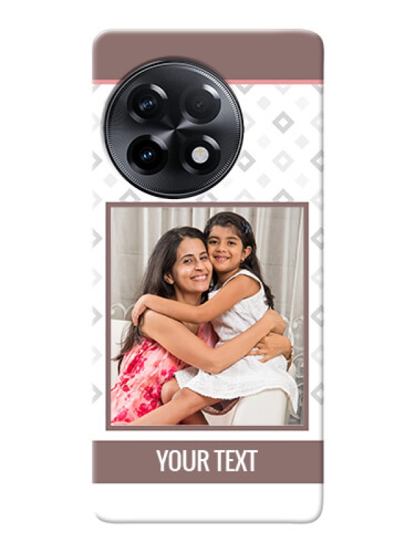 Custom OnePlus 11R 5G custom back covers: Simple Diamond Design