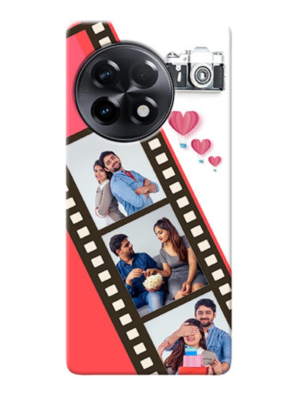 Custom OnePlus 11R 5G custom phone covers: 3 Image Holder with Film Reel