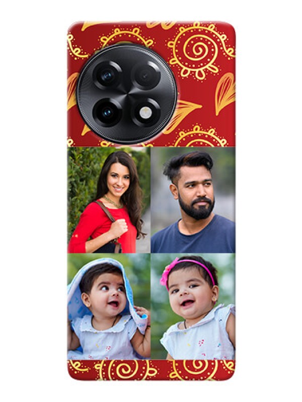 Custom OnePlus 11R 5G Mobile Phone Cases: 4 Image Traditional Design