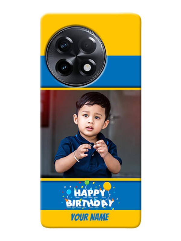 Custom OnePlus 11R 5G Mobile Back Covers Online: Birthday Wishes Design