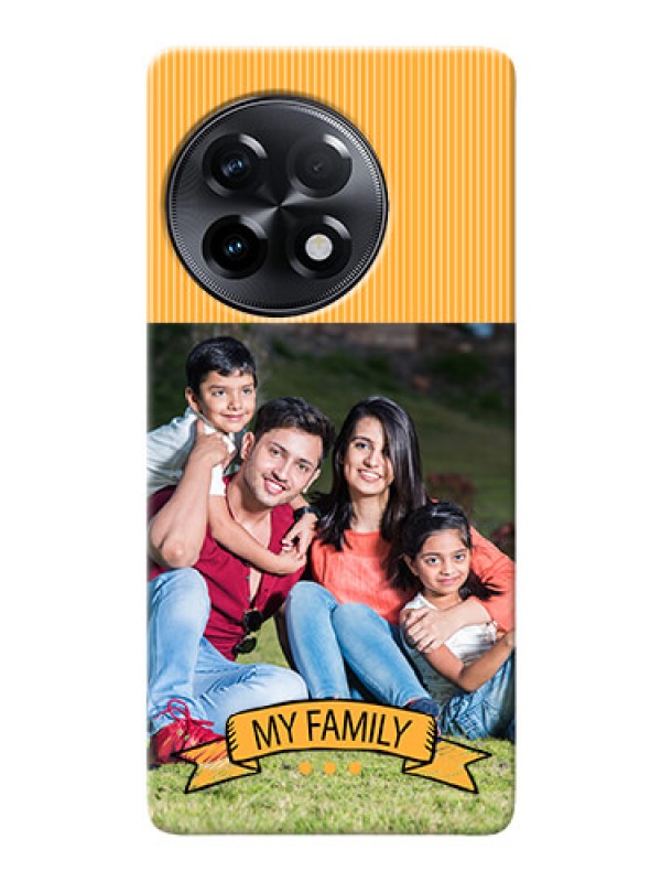 Custom OnePlus 11R 5G Personalized Mobile Cases: My Family Design