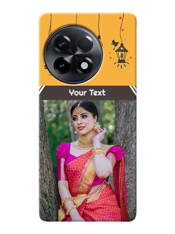 Custom OnePlus 11R 5G custom back covers with Family Picture and Icons 