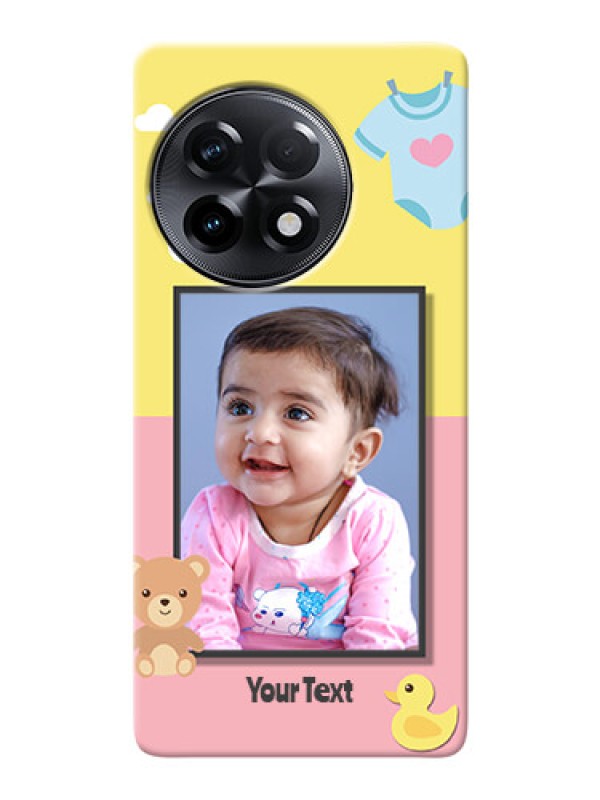 Custom OnePlus 11R 5G Back Covers: Kids 2 Color Design