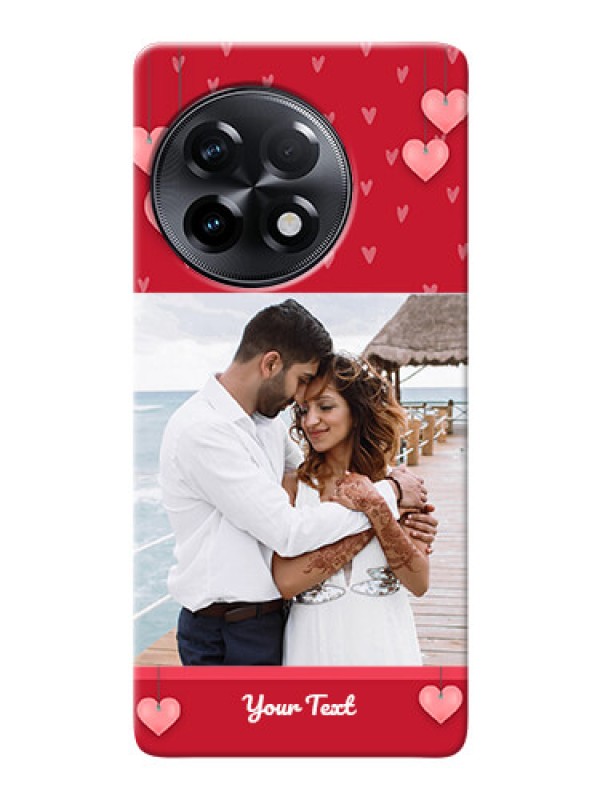 Custom OnePlus 11R 5G Mobile Back Covers: Valentines Day Design