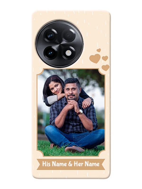 Custom OnePlus 11R 5G mobile phone cases with confetti love design 