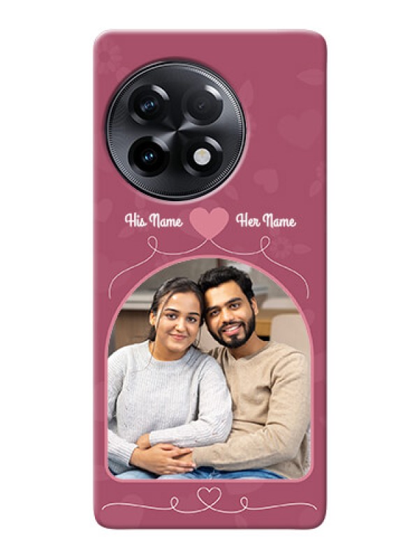 Custom OnePlus 11R 5G mobile phone covers: Love Floral Design