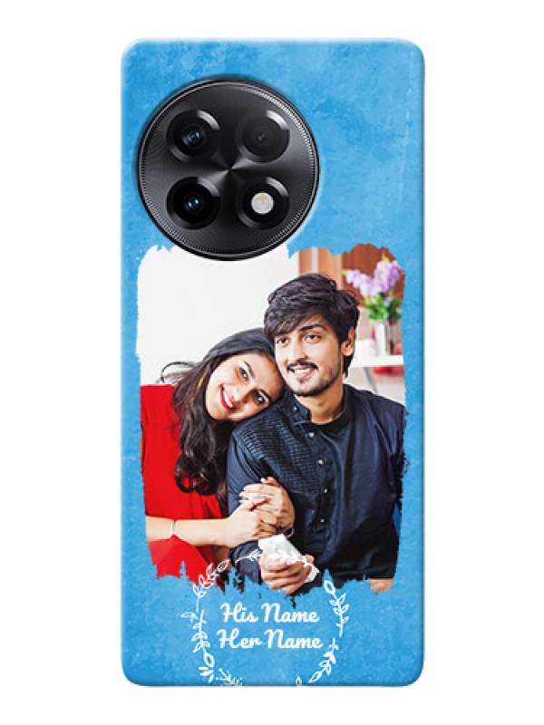 Custom OnePlus 11R 5G custom mobile cases: Blue Color Vintage Design