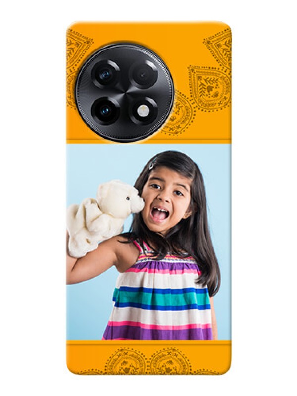 Custom OnePlus 11R 5G custom mobile back covers: Photo Wedding Design 