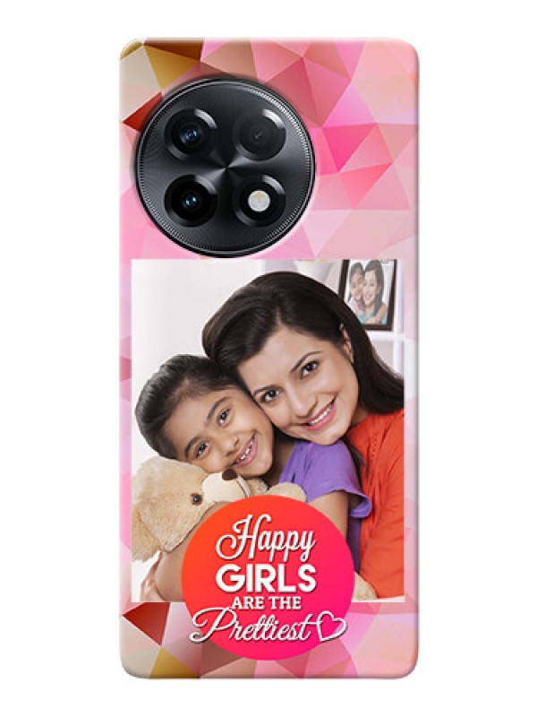 Custom OnePlus 11R 5G Personalized Phone Covers: Abstract Triangle Design