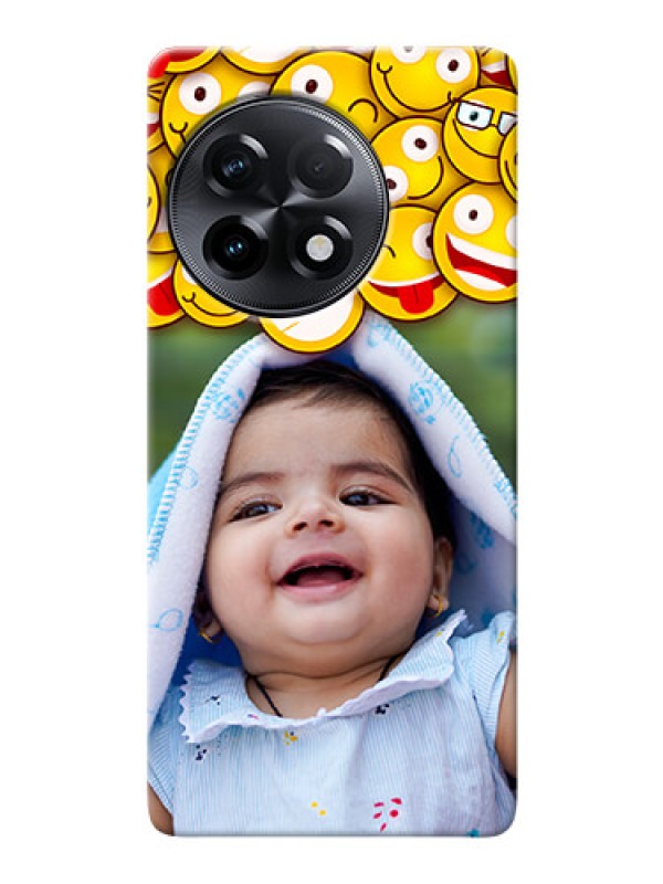Custom OnePlus 11R 5G Custom Phone Cases with Smiley Emoji Design
