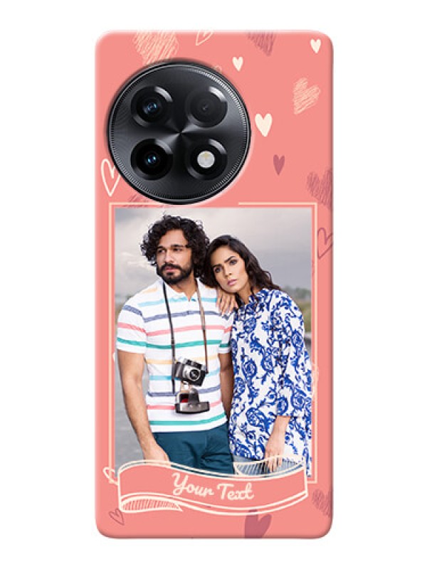 Custom OnePlus 11R 5G custom mobile phone cases: love doodle art Design