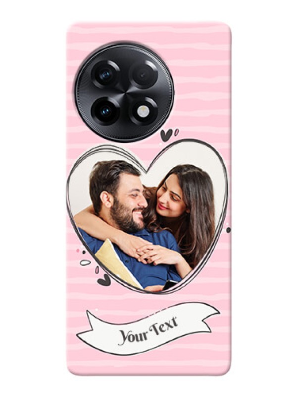 Custom OnePlus 11R 5G custom mobile phone covers: Vintage Heart Design