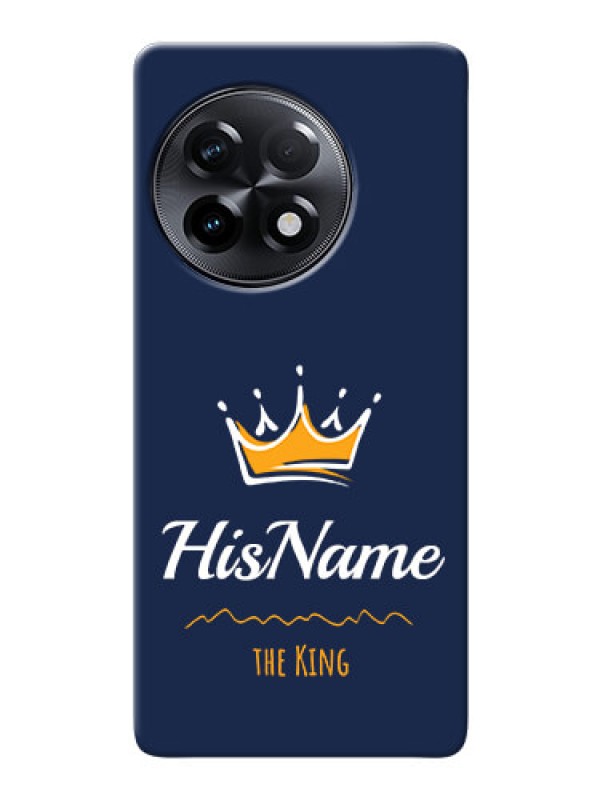 Custom OnePlus 11R 5G King Phone Case with Name
