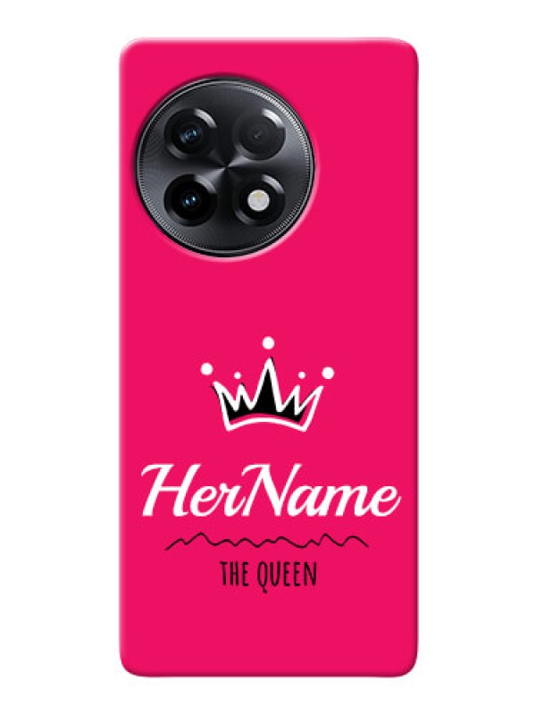Custom OnePlus 11R 5G Queen Phone Case with Name
