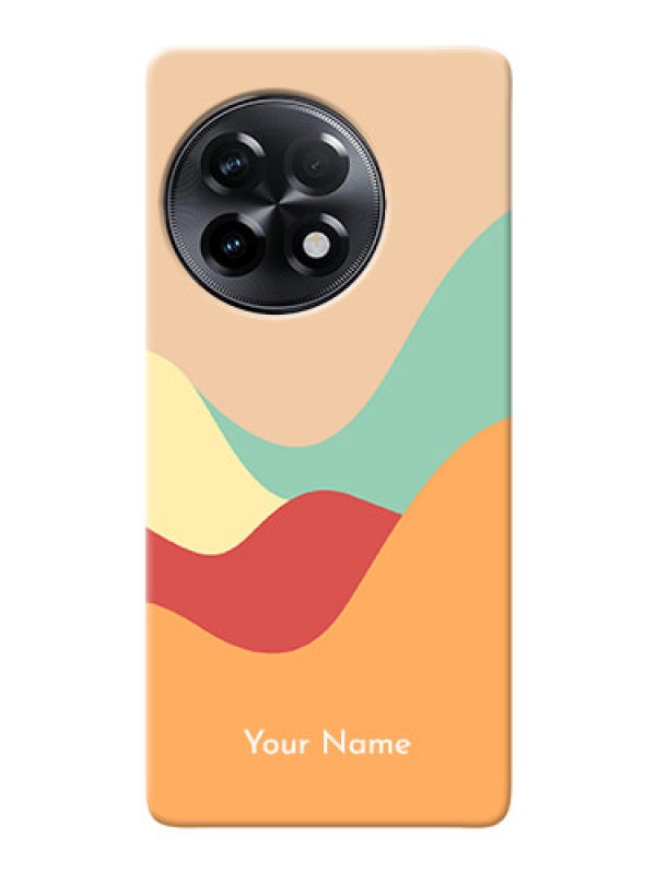 Custom OnePlus 11R 5G Custom Mobile Case with Ocean Waves Multi-colour Design