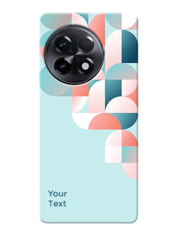 Custom OnePlus 11R 5G Back Covers: Stylish Semi-circle Pattern Design