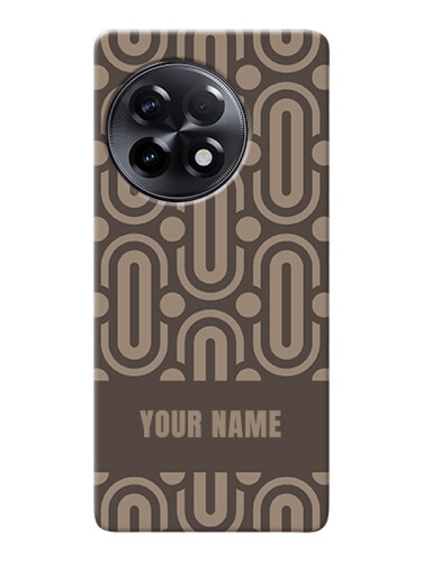 Custom OnePlus 11R 5G Custom Phone Covers: Captivating Zero Pattern Design