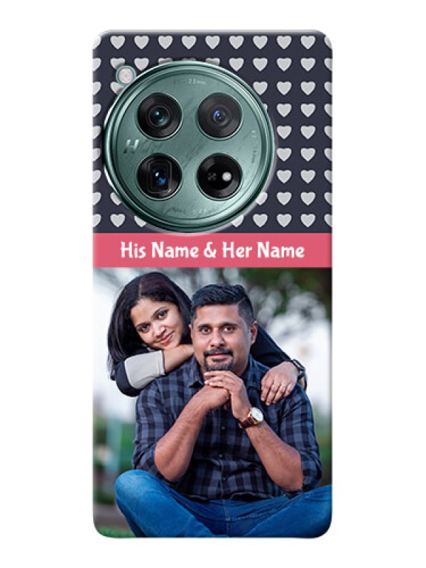 Custom OnePlus 12 5G Custom Mobile Case with Love Symbols Design