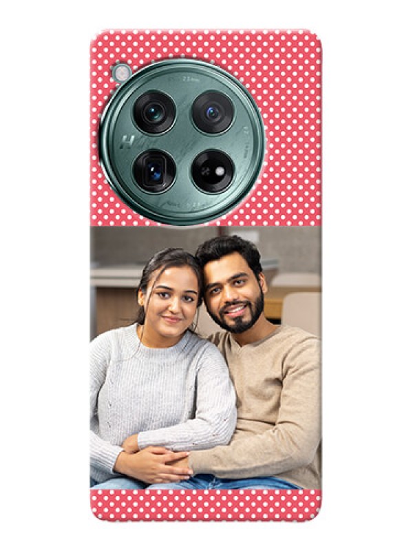 Custom OnePlus 12 5G Custom Mobile Case with White Dotted Design