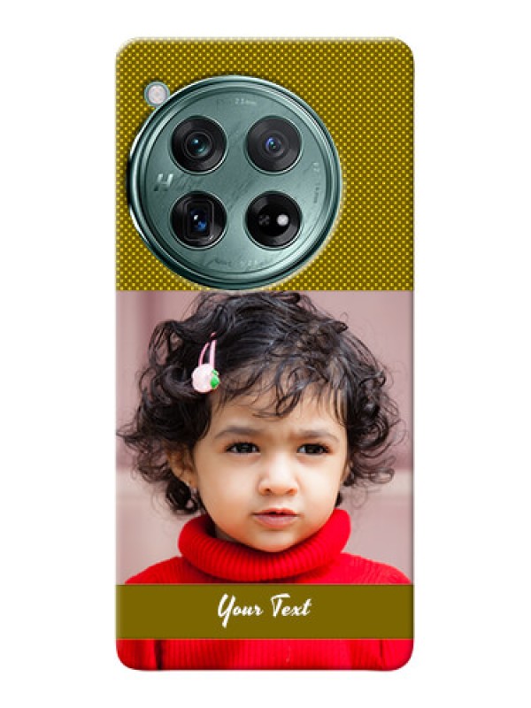 Custom OnePlus 12 5G custom mobile back covers: Simple Green Color Design