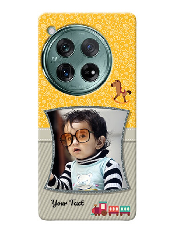 Custom OnePlus 12 5G Mobile Cases Online: Baby Picture Upload Design