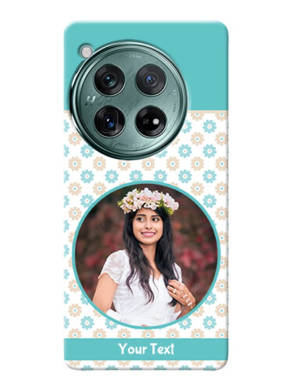 Custom OnePlus 12 5G Custom Mobile Back Covers: Beautiful Flowers Design