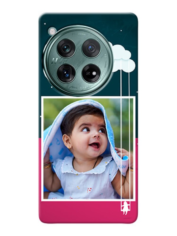 Custom OnePlus 12 5G custom phone covers: Cute Girl with Cloud Design