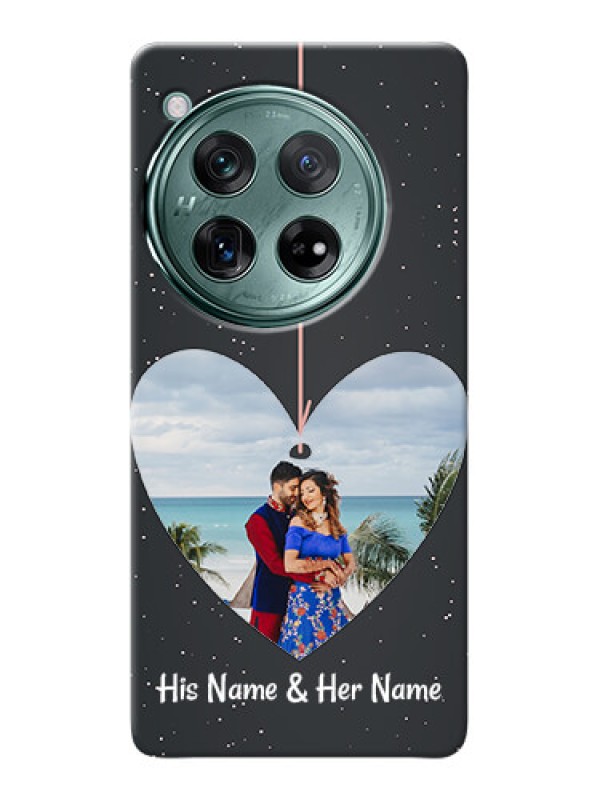 Custom OnePlus 12 5G custom phone cases: Hanging Heart Design